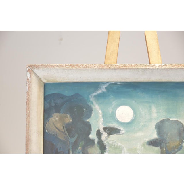 Oil Painting, Indochina, Bruno Bernitz, 1948 For Sale - Image 9 of 13