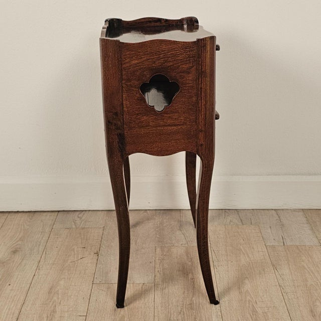 Wood Louis XV Chestnut Table With Drawer, France, 18th Century For Sale - Image 7 of 8