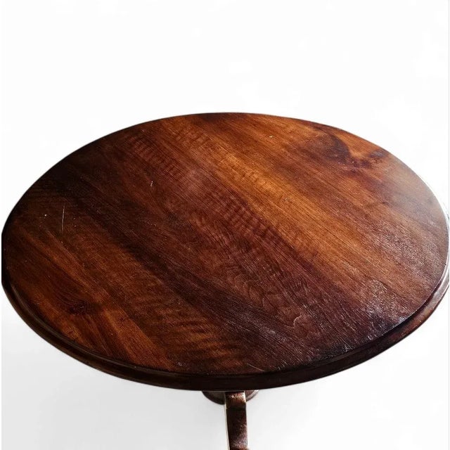 Renaissance Mid-19th Century Italian Renaissance Walnut Center Table For Sale - Image 3 of 8