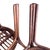Pair of Vintage Rausch Germany Model 22935 Fan-Back Rattan Armchairs for Brown Jordan For Sale - Image 16 of 18