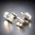 1990s Pair of Georg Jensen Estate Bambo Cufflinks Sterling Silver For Sale - Image 10 of 13