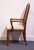 Wood Thomasville Tokaido Collection Burled Walnut Asian Modern Dining Arm Chair 10821-813-814 For Sale - Image 7 of 11