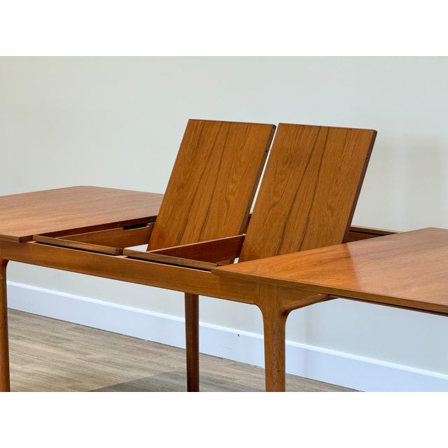 Mid-Century Modern Double Extending Dining Table from McIntosh, 1960s For Sale - Image 9 of 17