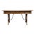 Thomasville Furniture Monterey Collection Spanish Mediterranean White Oak 62" Writing Desk W. Metal Spanner 175-6125-8 For Sale