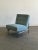 Mid-Century Modern 1970s Armless Lounge Chair Attributed to Florence Knoll For Sale - Image 3 of 12