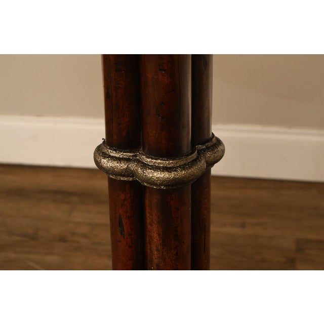 Theodore Alexander 'L'Usine' Round Bistro Accent Table For Sale - Image 12 of 18