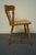 Wood High End Vintage Solid Hard Rock Maple Colonial Early American Pub Style Side Chair For Sale - Image 7 of 8