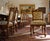 19th Century Walnut Château Chairs, Set of 16 For Sale - Image 10 of 10