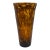 1970s Italian Murano Hand-Blown Glass Leopard Pattern Flared Vase For Sale