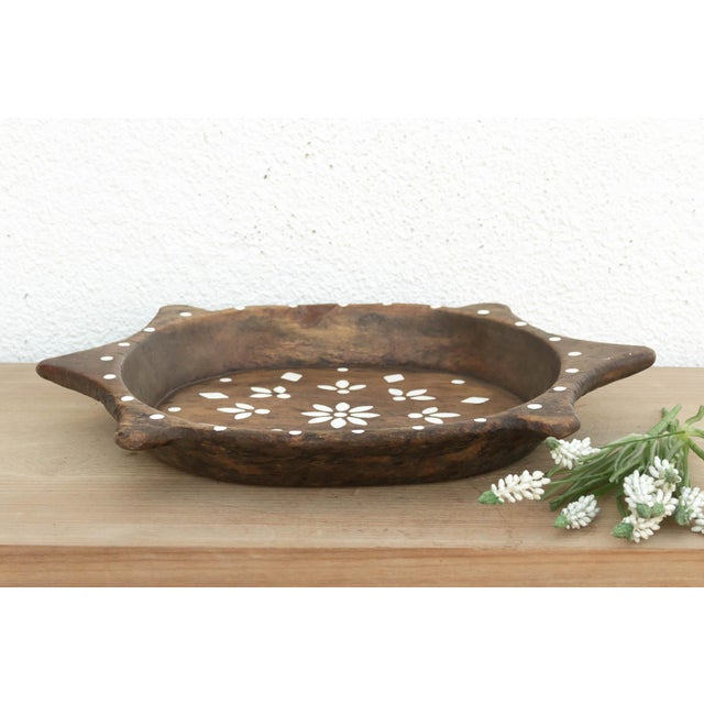 This vintage bowl is a beautiful conversation between the past and the present. The vessel itself is a vintage, hand-...