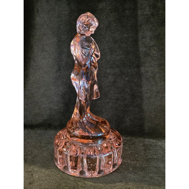 Glass Art Deco "Draped Lady" Flower Frog, For Sale - Image 7 of 11