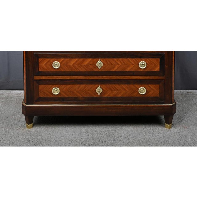 Late 19th Century Louis XVI Marquetry Commode For Sale - Image 10 of 18