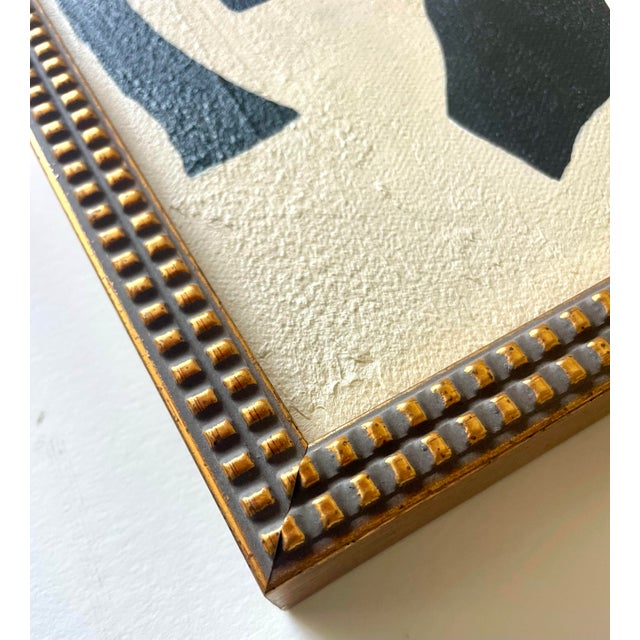 Contemporary 2025 "Manipolazione" Contemporary Abstract Botanical Painting on Canvas by r.k. Red For Sale - Image 3 of 3