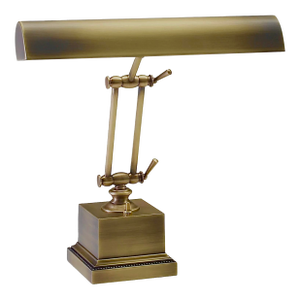Vintage Adjustable Brass Bankers Lamp