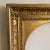 Shabby Chic Large Antique Mid 19th Century Gold Gilt Frame For Sale - Image 3 of 11