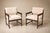 Pair of Brazilian Mid-Century Modern Rosewood Armchairs by Jorge Jabour Mauad for Cantù Móveis, Cream Mohair, Brazil, 1960s For Sale - Image 10 of 18