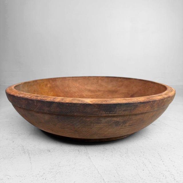 Japanese Wooden Kibachi Dough Bowl, 1959 For Sale - Image 14 of 14