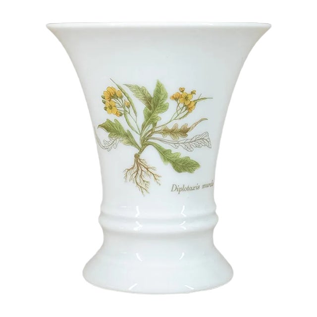 Diplotaxis Muralis Vase from Fürstenberg Porzellan, 1980s For Sale