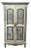 French Country Hand Painted Armoire For Sale