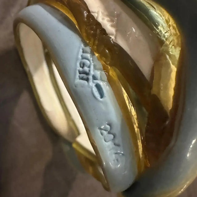 Gaetano Pesce A Vintage 2016 Century Rubber Bangle Bracelet by Gaetano Pesce for Corsi Design For Sale - Image 4 of 10