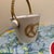 Vintage Ceramic Pretzel Bucket Wicker Handle Mid Century Bavarian Snack Bowl For Sale - Image 4 of 5