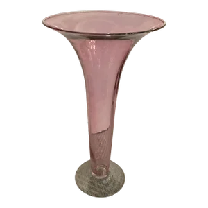 1960s Pale Amethyst Glass Vase
