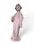 This elegant Chinese terracotta sculpture, crafted in the 20th century, portrays a graceful court lady, a timeless symbol...