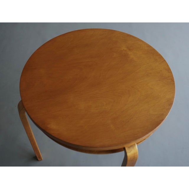 Model 70 Two-Tier Coffee Table in Birch Wood by Alvar Aalto for Artek, Finland, 1940s For Sale - Image 14 of 18
