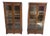 Antique Display Cabinets in Cherry Wood, 1800s, Set of 2 For Sale