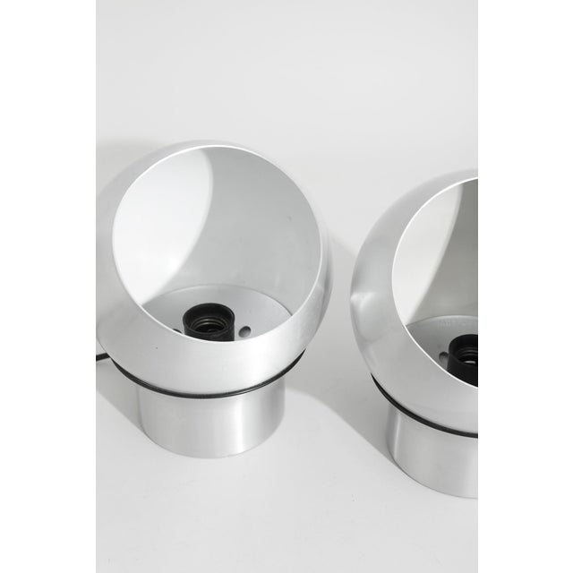 Late 20th Century Aluminum Orb Table Lamp For Sale - Image 9 of 9