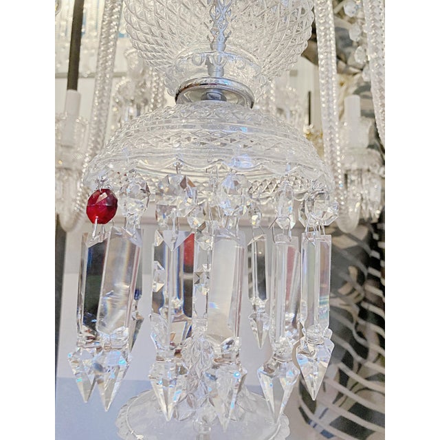 1990s Grand 36 Arms Multi‑Tier Crystal Chandelier For Sale - Image 5 of 16
