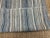 Vintage Kilim Fabric Fragment in Tan and Denim Blue Colors Stripe For Sale In Los Angeles - Image 6 of 8