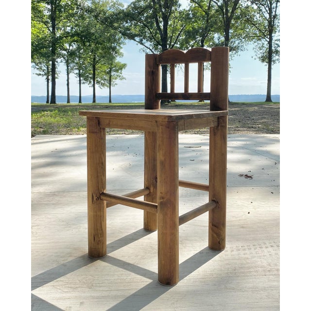 Lake House Counter Stools for Cabin, Set of 4 For Sale In Dallas - Image 6 of 12