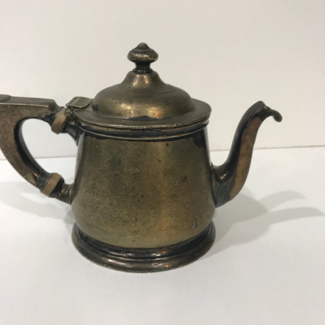 Mid 20th Century Hotel Hershey Soldered Tea Pot For Sale - Image 4 of 13