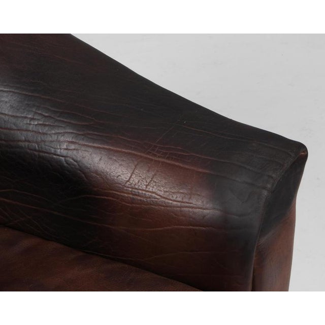 Vintage DS47 Lounge Chair in Patinated Leather from de Sede For Sale - Image 5 of 9