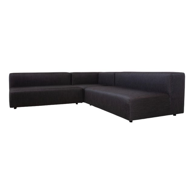 Loft Fabric Corner Sofa by Wittmann For Sale