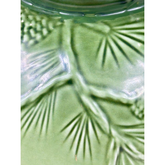 Large Ceramic Pedestal Bowl For Sale - Image 9 of 11