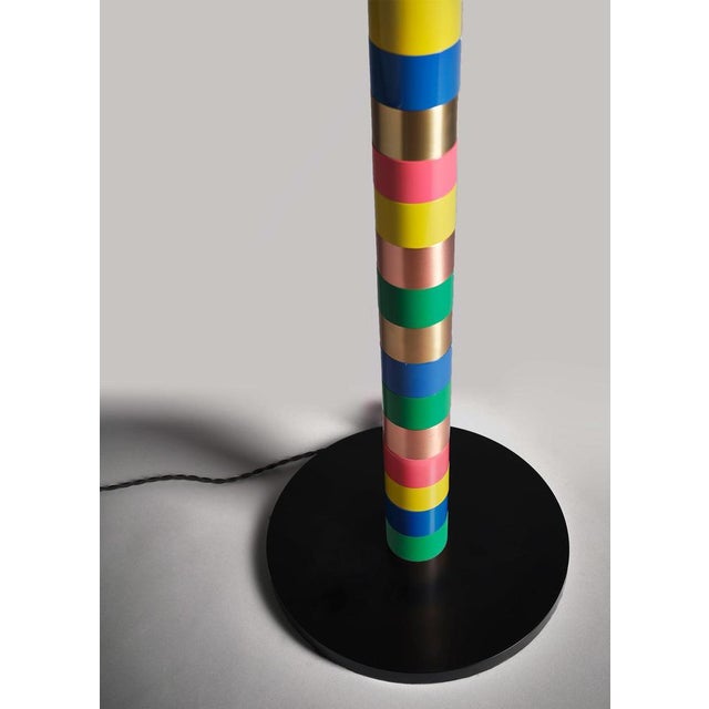 Contemporary Donna III Floor Lamp in Brass with Copper and Aluminium by Marine Breynaert For Sale - Image 3 of 6