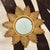 Petite Art Deco Gilt Plaster Sunburst Wall Mirror, Circa 1930's For Sale - Image 9 of 15