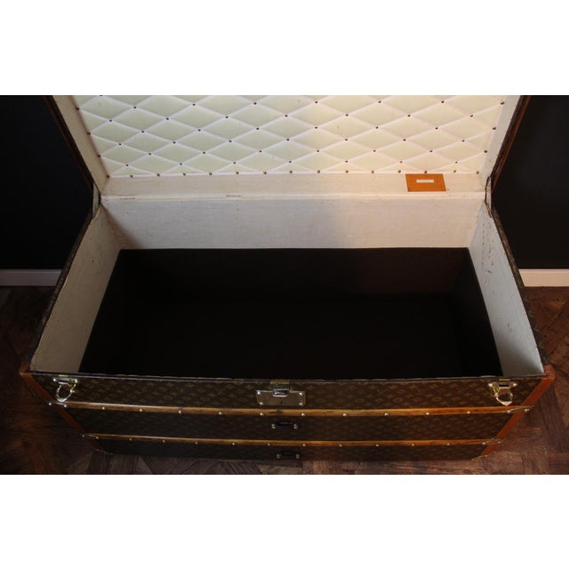 Monogram Courier Trunk from Louis Vuitton, 1920s For Sale - Image 14 of 18