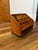 Vintage 1970's rattan and bamboo desk organizer.