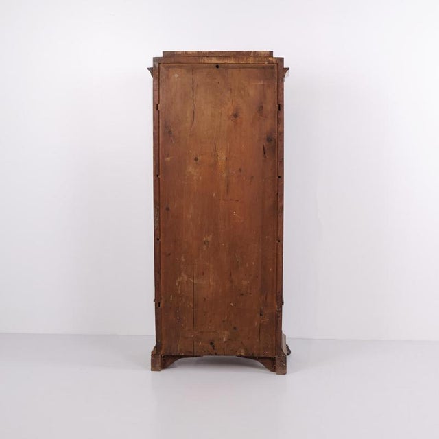 Antique Hand-Polished Mahogany Silverware Cabinet with Lion Feet, 1860s For Sale - Image 4 of 13