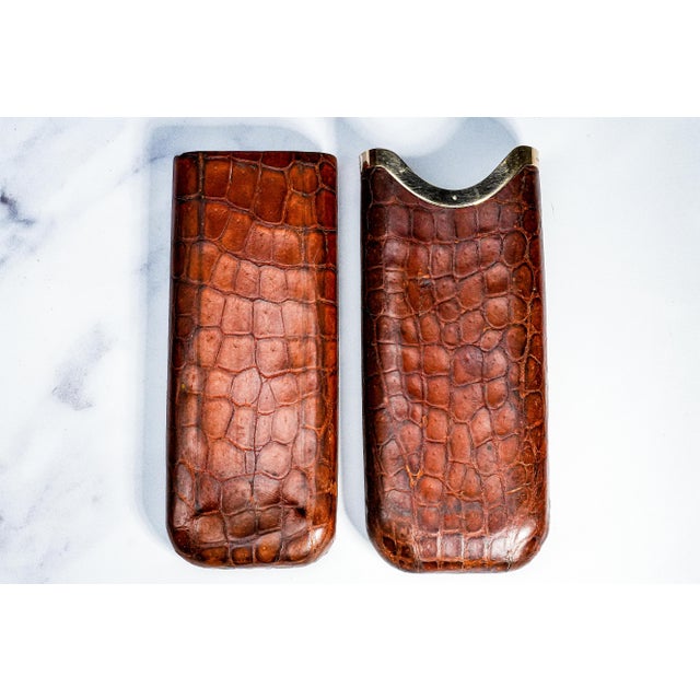 A superb example of Art Deco luxury, this antique cigar case was crafted by the prestigious English house of Asprey,...
