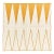 Misette Backgammon Linen Napkins, Set of 4, Camel For Sale