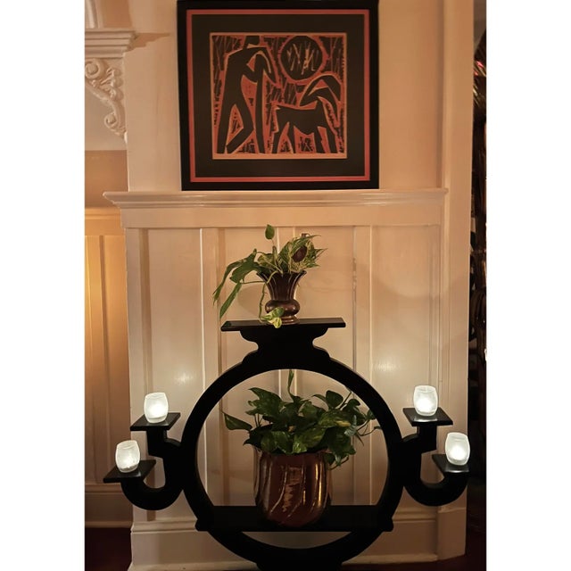 Mid-Century Modern 1969 Abstract Figurative Gabor Pasztor Numbered Lithograph Framed For Sale - Image 3 of 7