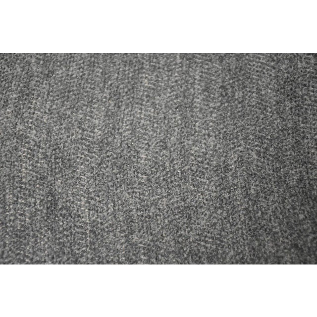 Brown Rosewood Mid Century Modern Ottoman For Sale - Image 8 of 9