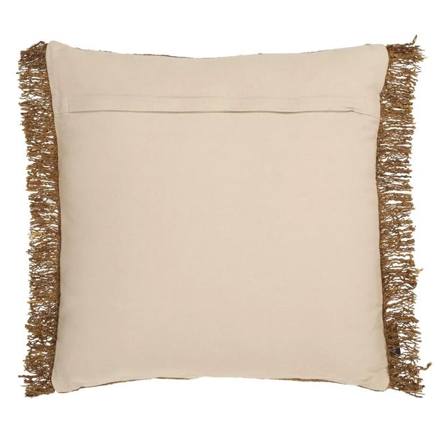 Lumiza Pillow - Rust - 20" x 20" For Sale - Image 4 of 4