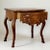 French Provincial Louis XV style carved walnut table with drawer, c. 1890. From the Fourques region in the South of...