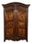 Antique Louis XV Wedding Armoire in Walnut and Burr Wood, 1700s For Sale
