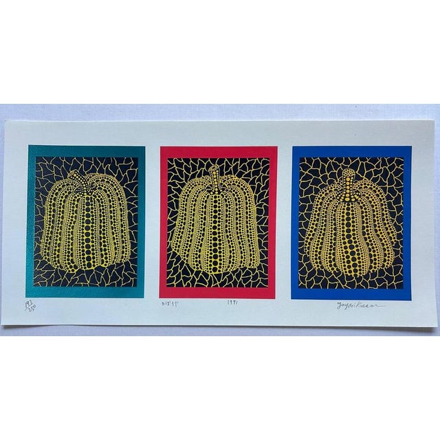 Yayoi Kusama, Pumpkin, 1991, Silkscreen Print on Paper For Sale - Image 6 of 6